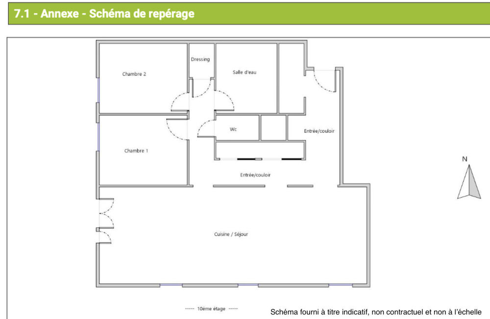 Résidence Galaxie-Appartement rénové de 81,30 m² avec parking couvert
