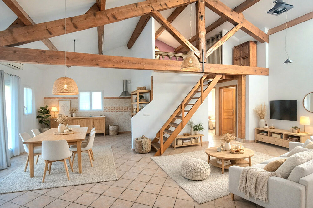 Maison 3 chbres, garage 85M² aménageable, proche centre ville