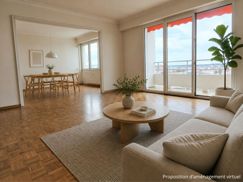 Bel appartement 5 pièces au dernier étage avec vue exceptionnelle