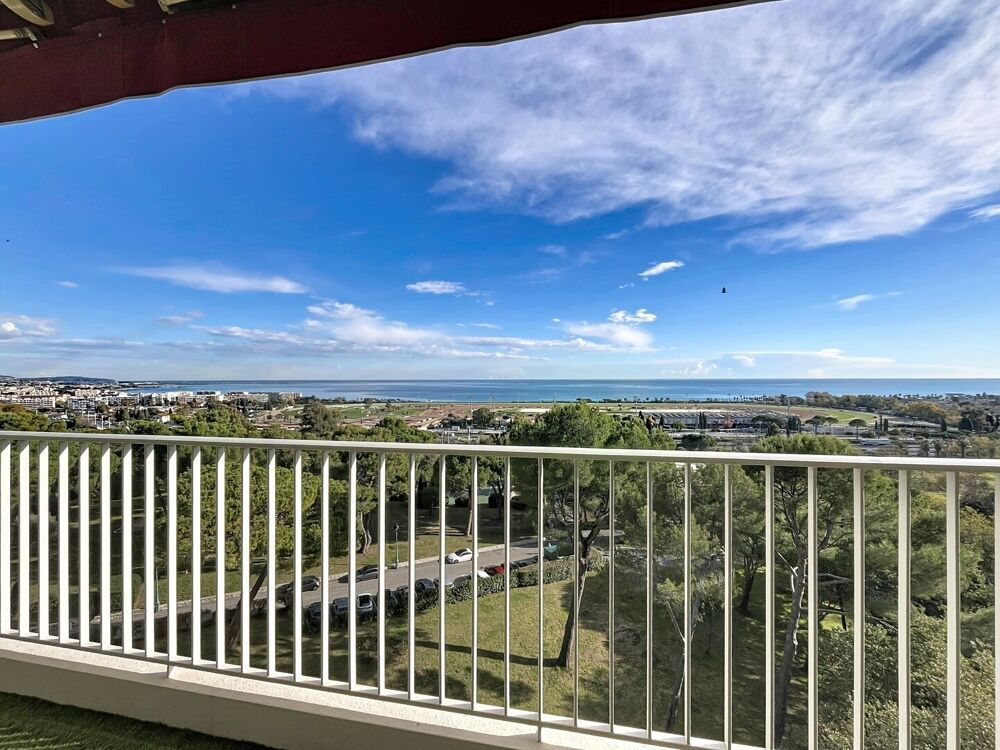 Vente Appartement Vue mer panoramique et hippodrome, étage élevé, résidence d'exception Cagnes-sur-mer