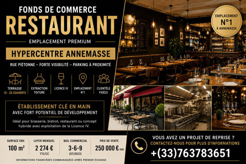   Emplacement n°1, Licence IV, extraction - Hyper-centre Annemasse 