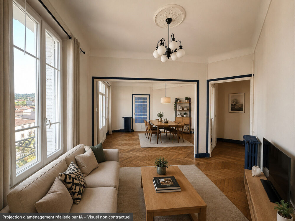 Vente Appartement Appartement traversant de 100m² avec vues dégagées Chamalières