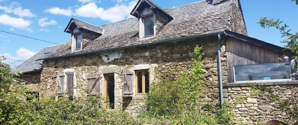 Vente Maison Maison en pierres à terminer de rénover sur 2888m² de terrain Saint pantaléon de lapleau