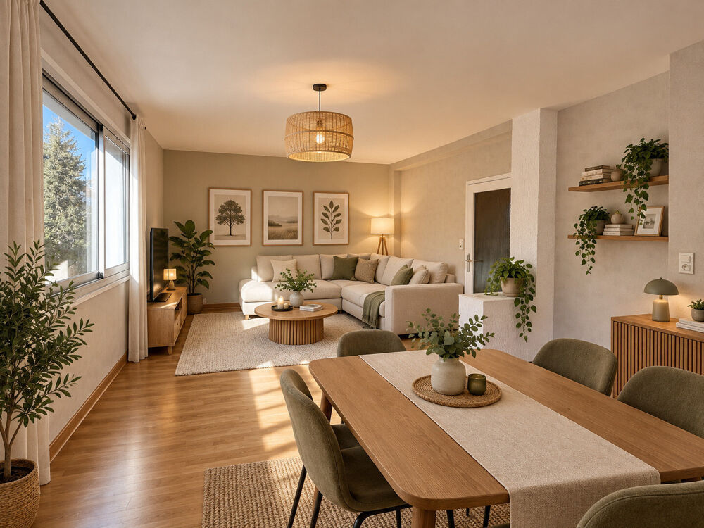 Appartement 3 chambres traversant proche Marcombes