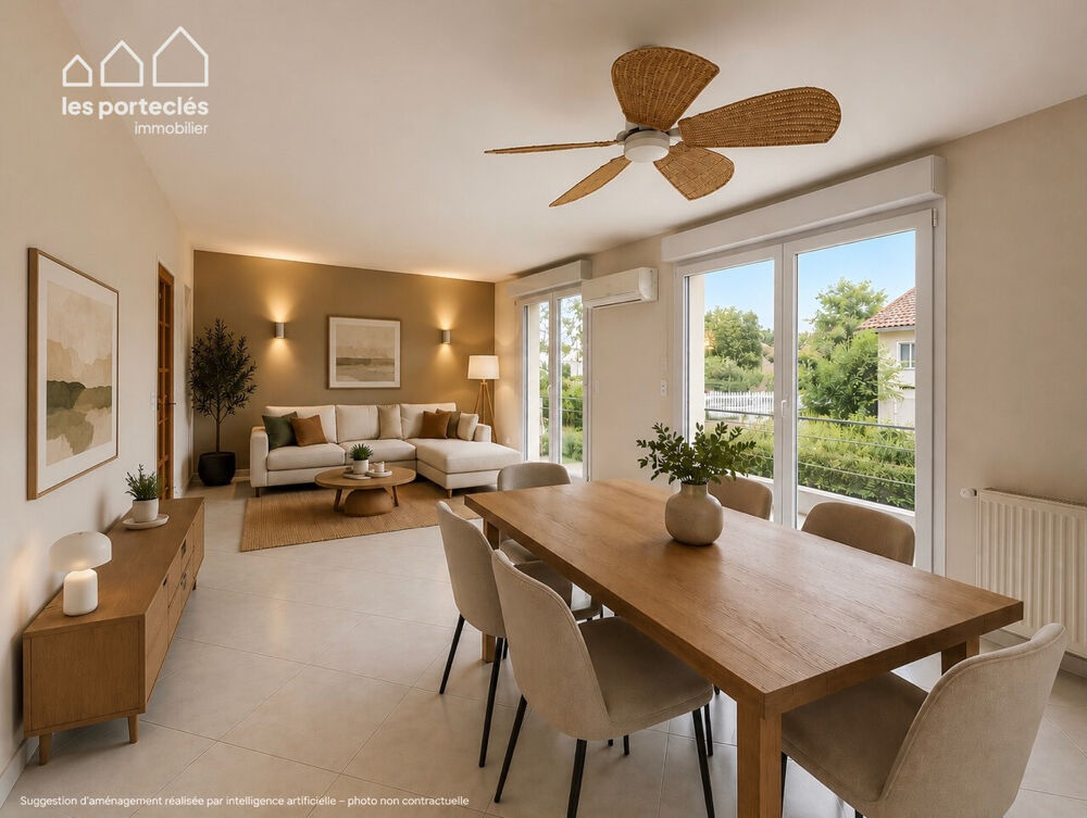 Maison de plain-pied - sous-sol complet sur les hauteurs de Beaucourt