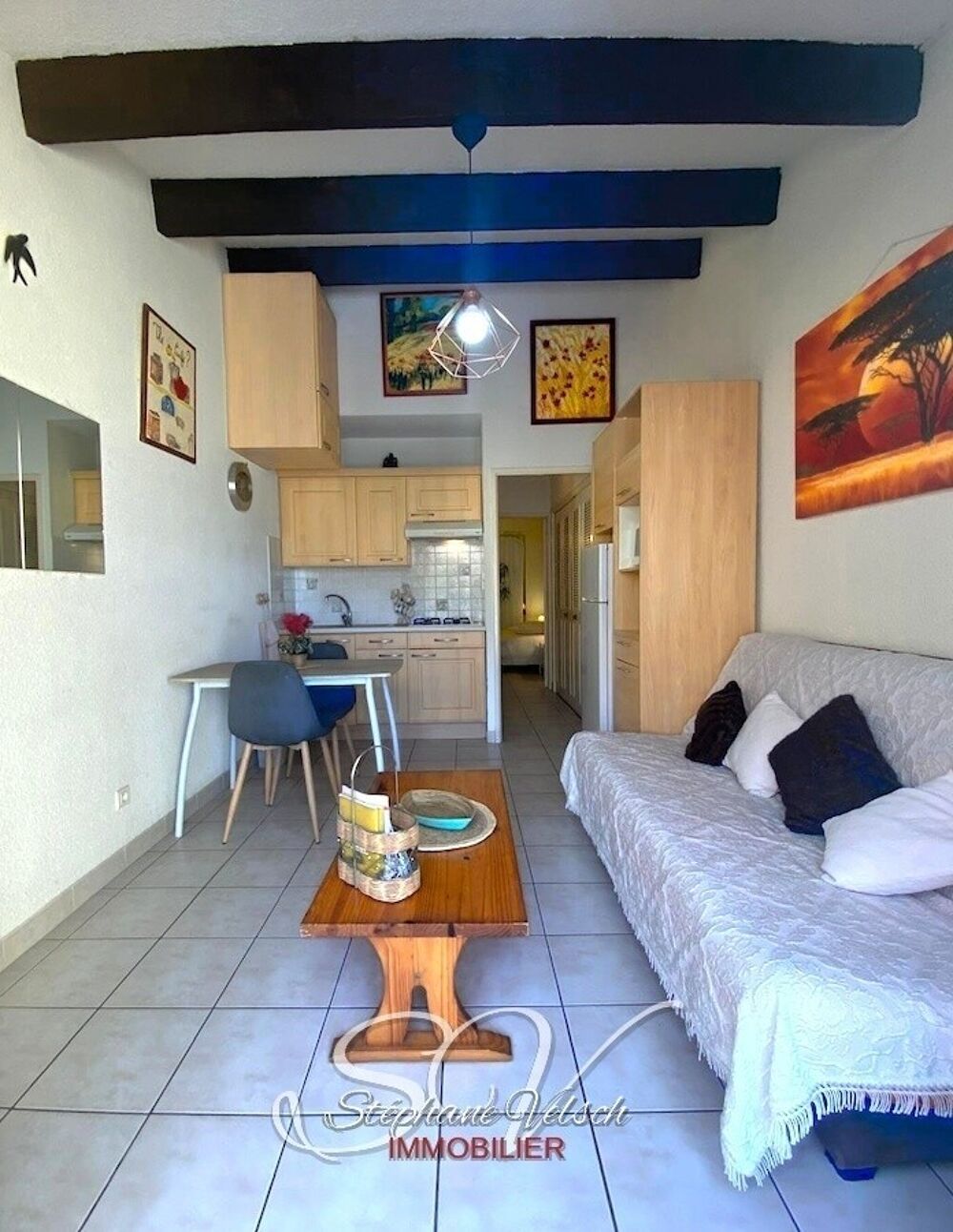 Vente Appartement Les pieds dans l'eau, la voiture à l'abri  T1 28 m² en résidence gardé Agde