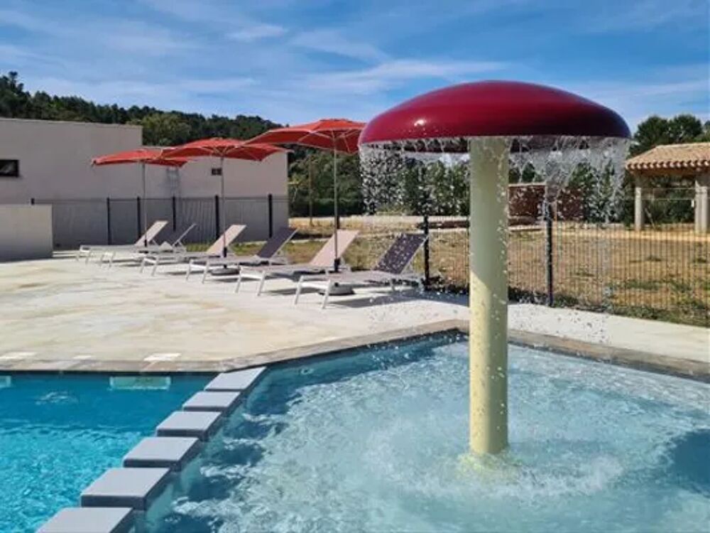   Flower Camping de l'Olivigne - STANDARD Piscine collective - Bain  remous - Terrasse - place de parking en extrieur - Accs In Languedoc-Roussillon, Bize-Minervois (11120)