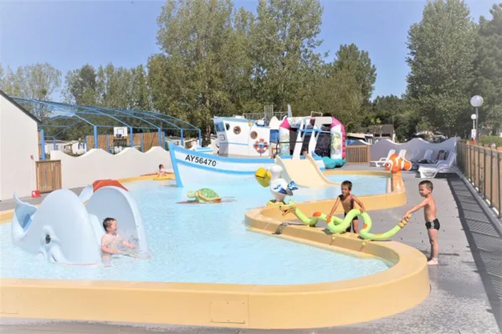   Camping Plijadur 4* - Mobil-home Confort TV - 3 chambres - 6/7 personnes Piscine couverte - Sauna - Hammam - Plage < 1 km - Cent Bretagne, La Trinit-sur-Mer (56470)