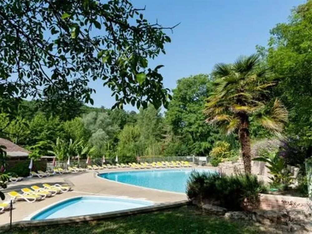   Camping Moulin de David - Lodge NIAGARA 40m² avec Salle de bain (Samedi au Samedi) Piscine collective - Terrasse - Salon jardin Aquitaine, Gaugeac (24540)