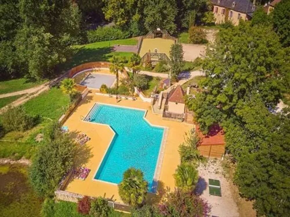   Camping Aqua Viva - Classic XL 2 Ch. 4/6 Pers. Terrasse Couverte (MAX 4 adultes + 2 enfants) Piscine collective - Terrasse - Sal Aquitaine, Carsac-Aillac (24200)