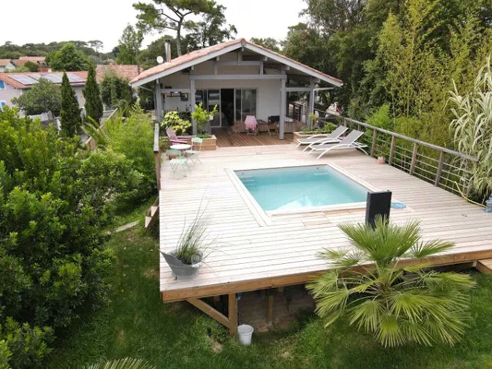   Villa OHANA Villa OHANA pour 8 personnes avec piscine et cuisine d't. Wifi gratuit Piscine prive - Plage < 2 km - place de pa Aquitaine, Capbreton (40130)