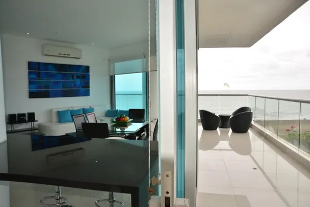   23846 Piscine collective - Balcon - Vue mer - place de parking en interieur - Lave linge Colombie, Cartagena