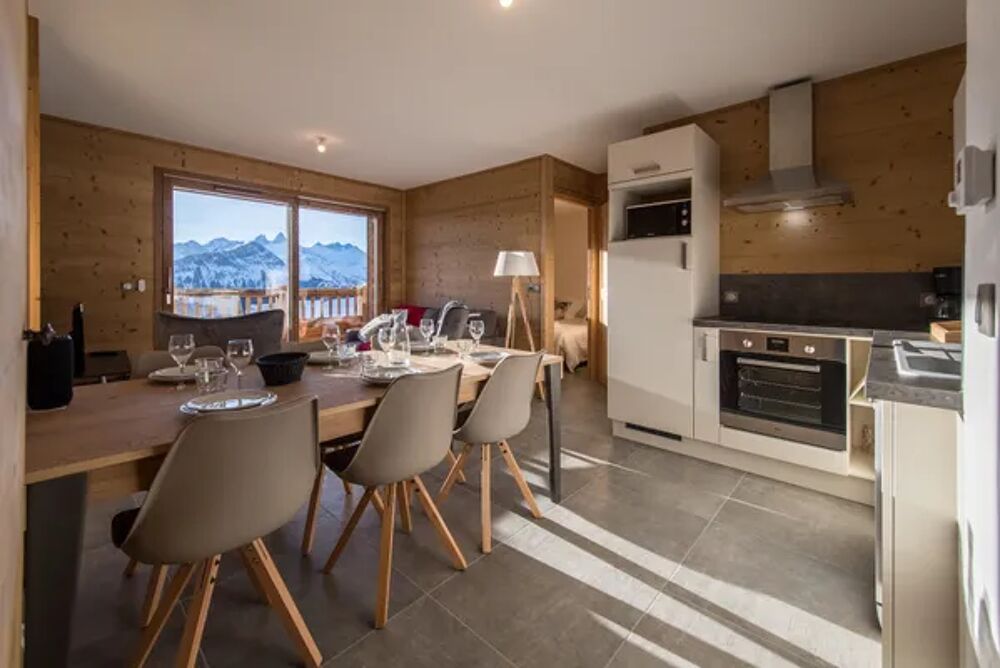   L'Odysse Appartement neuf sur les pistes avec vue panoramique Tlvision - Balcon - place de parking en interieur - Lave vaisse Rhne-Alpes, La Toussuire (73300)