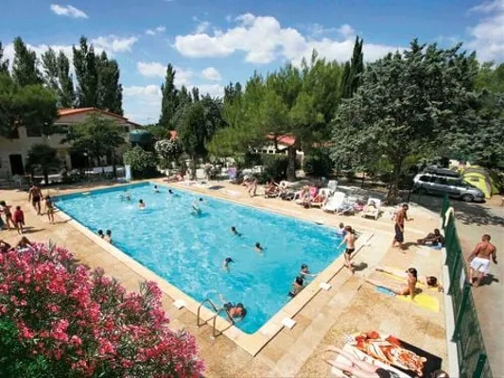   Camping Le Rebau - 2 chambres Piscine collective - place de parking en extrieur - Salon jardin - Transats Languedoc-Roussillon, Montblanc (34290)