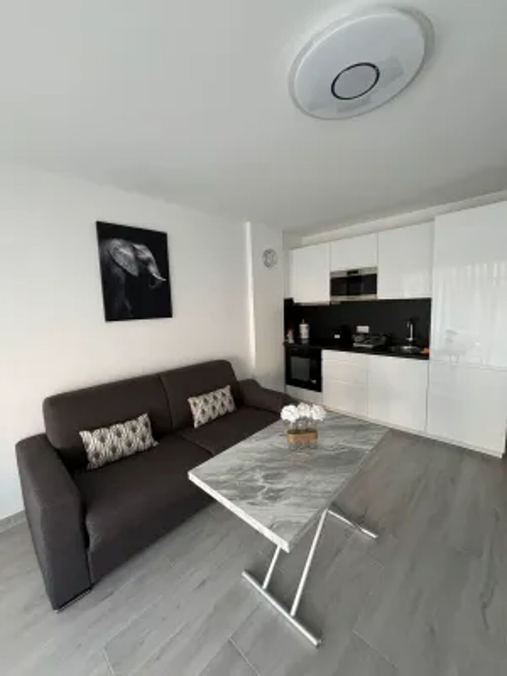   Appartement Juan Les Pins avec terrasse Tlvision - Terrasse - Balcon - Accs Internet - Ascenseur Provence-Alpes-Cte d'Azur, Juan Les Pins (06160)