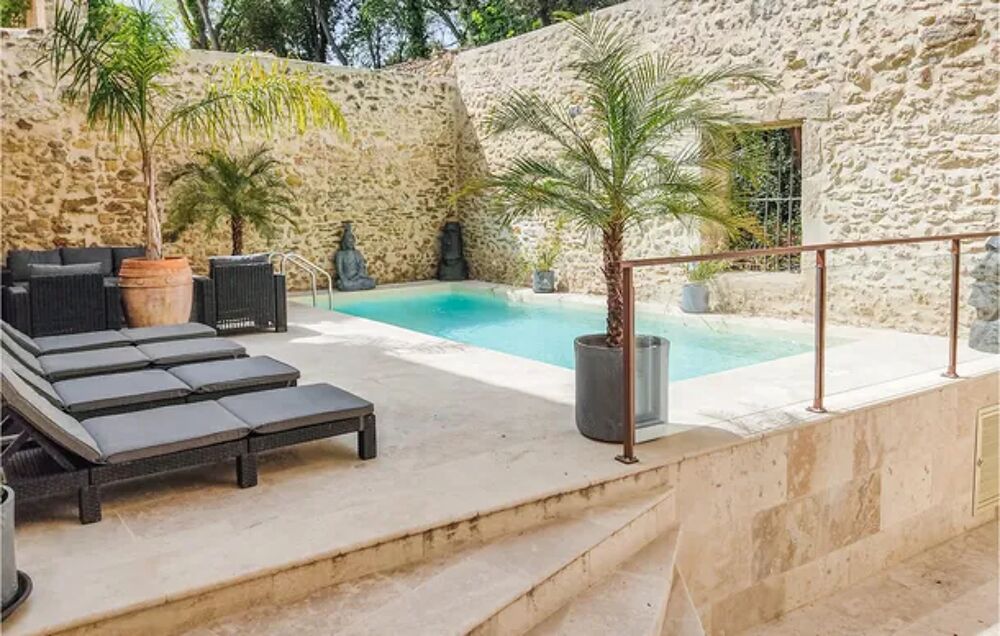   Amazing home in Roujan with WiFi, Private swimming pool and Swimming pool Piscine prive - Terrasse - place de parking en extri Languedoc-Roussillon, Roujan (34320)