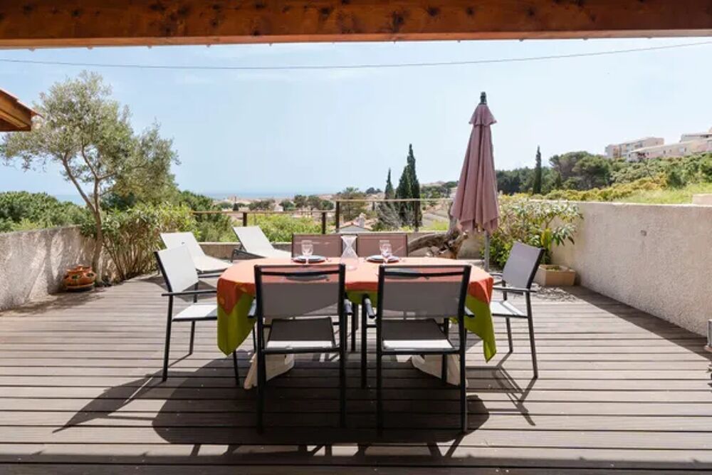   Les Perles d'Azur PA13 Villa climatise avec magnifique vue mer SAINT PIERRE LA MER Plage < 1 km - Tlvision - place de parking Languedoc-Roussillon, St Pierre la Mer (11560)