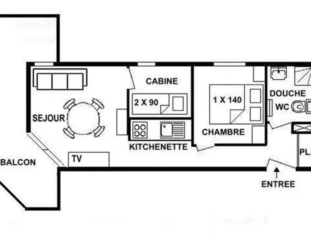   appartement 4 personnes Tlvision - Balcon - Lave vaisselle - Lit bb Rhne-Alpes, Hauteluce (73620)