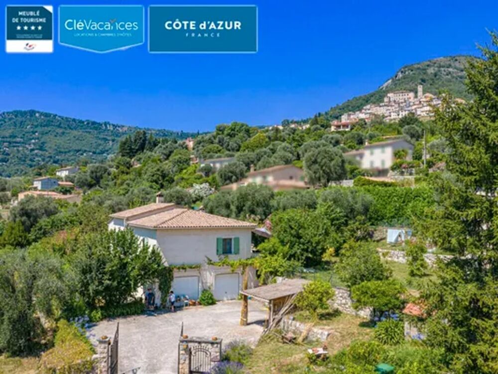   Appartement pour 4 pers. avec jardin et terrasse  Le Bar-sur-Loup Tlvision - Terrasse - Vue montagne - place de parking en ex Provence-Alpes-Cte d'Azur, Le Bar-sur-Loup (06620)