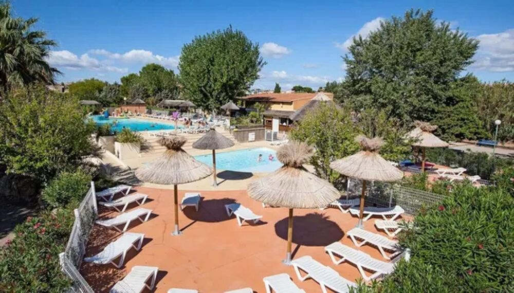  Koawa Camping Beau Rivage - Family Premium 27m - Climatisation - TV Piscine collective - Tlvision - Jeux jardin - Lit bb Languedoc-Roussillon, Mze (34140)
