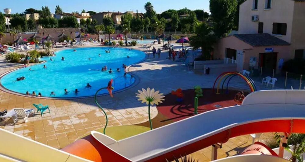    200 m de la plage ! Bungalow pour 6 pers. avec piscine partage Piscine collective - Plage < 200 m - Tlvision - Terrasse - p Languedoc-Roussillon, Valras-Plage (34350)