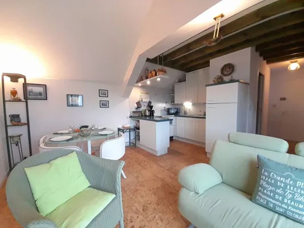   appartement 4 personnes Tlvision - Balcon - place de parking en extrieur - Lave vaisselle - Table et chaises de jardin Bretagne, Carnac (56340)