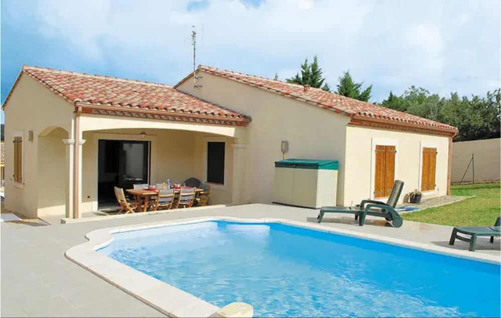   Awesome home in Pomas with 3 Bedrooms and Outdoor swimming pool Piscine prive - Alimentation < 2 km - Tlvision - Lave vaissel Languedoc-Roussillon, Pomas (11250)