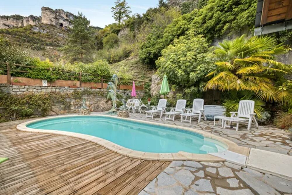   Villa pour 8 pers. avec piscine et balcon  Saint-Pierre-des-Tripiers Piscine prive - Tlvision - Terrasse - Balcon - Vue mont Languedoc-Roussillon, Saint-Pierre-des-Tripiers (48150)