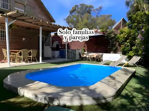   Chalet con piscina privada para familia y pareja Piscine prive - Tlvision - Terrasse - place de parking en extrieur - Lave l 