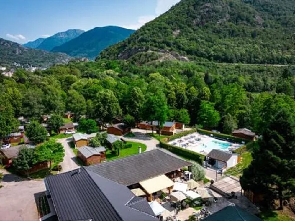   Camping le Malazou (Wellness Sport Camping) - CHALET DES AMIS 4/5 personnes Terrasse bois Piscine collective - Terrasse - Barbe Midi-Pyrnes, Ax-les-Thermes (09110)