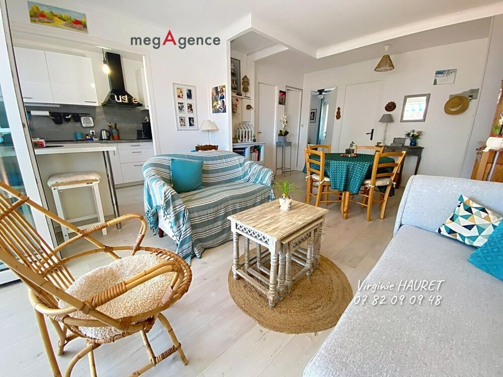 APPARTEMENT 50m² - 2 CHAMBRES - 1 TERRASSE - 1 CELLIER - 1GARAGE
