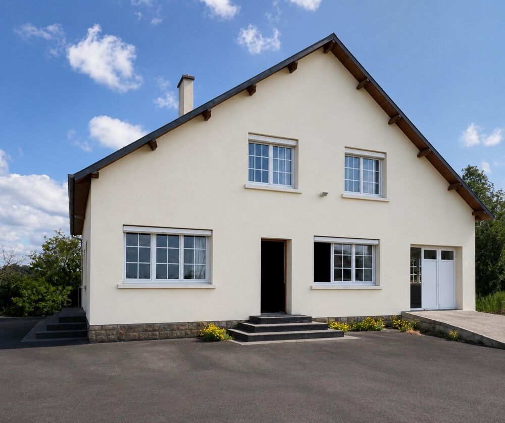 Contruction de qualité avec 7 chambres et beaucoup de stationnement !