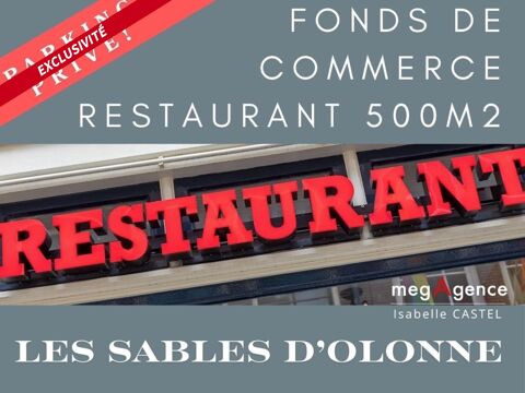 FONDS DE COMMERCE DE RESTAURATION DE 500 M2 ! 163000 85180 Sables d olonne