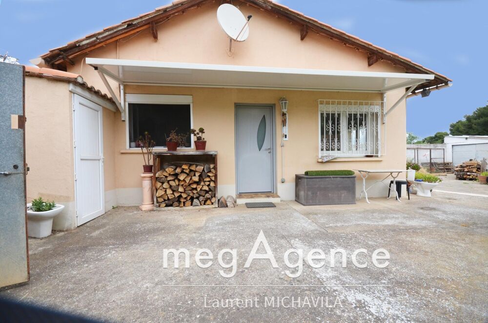 Villa 4 faces de 63m2 sur une parcelle de 404m2 avec piscine et garage