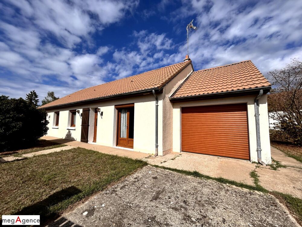 Maison de plain-pied - 4 chambres - garage -