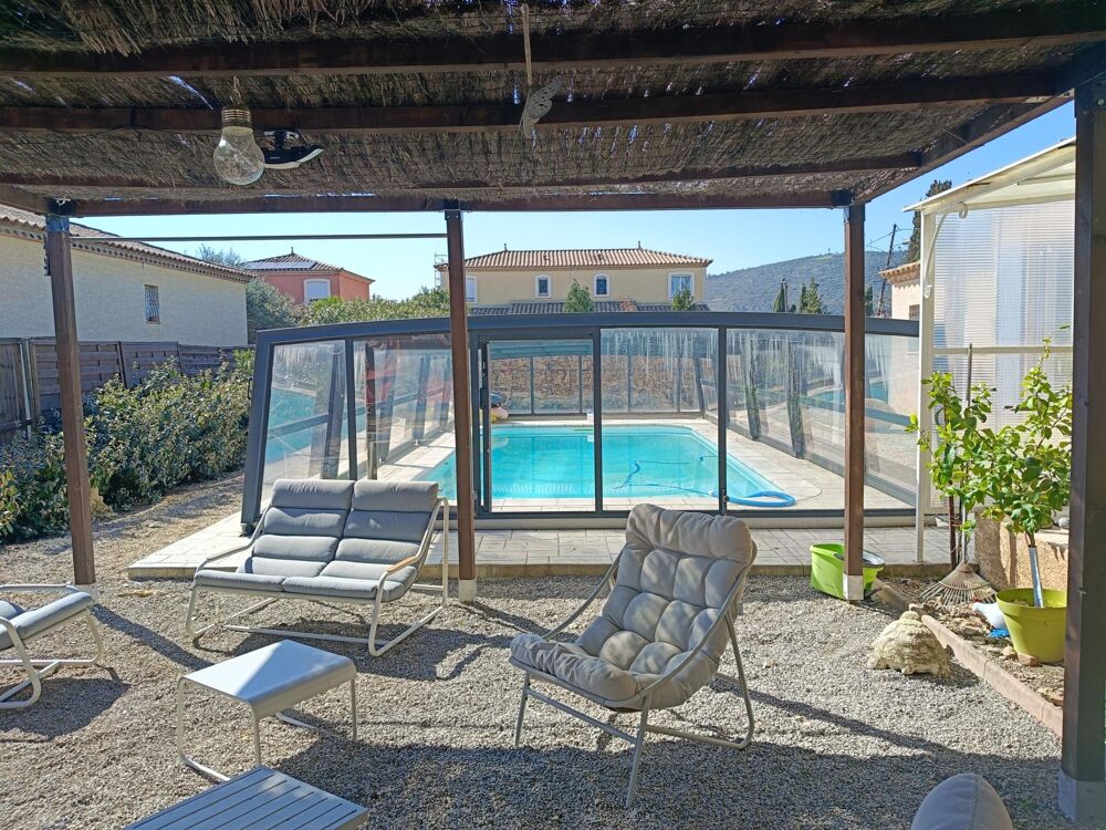 Vente Maison Villa 80 M² avec piscine couverte Argeliers