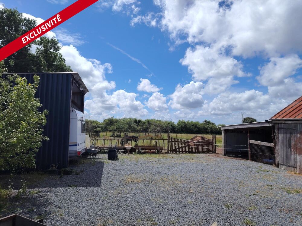 Vente Maison Belle longère terrain dépendances pré au calme. Le hommet-d'arthenay