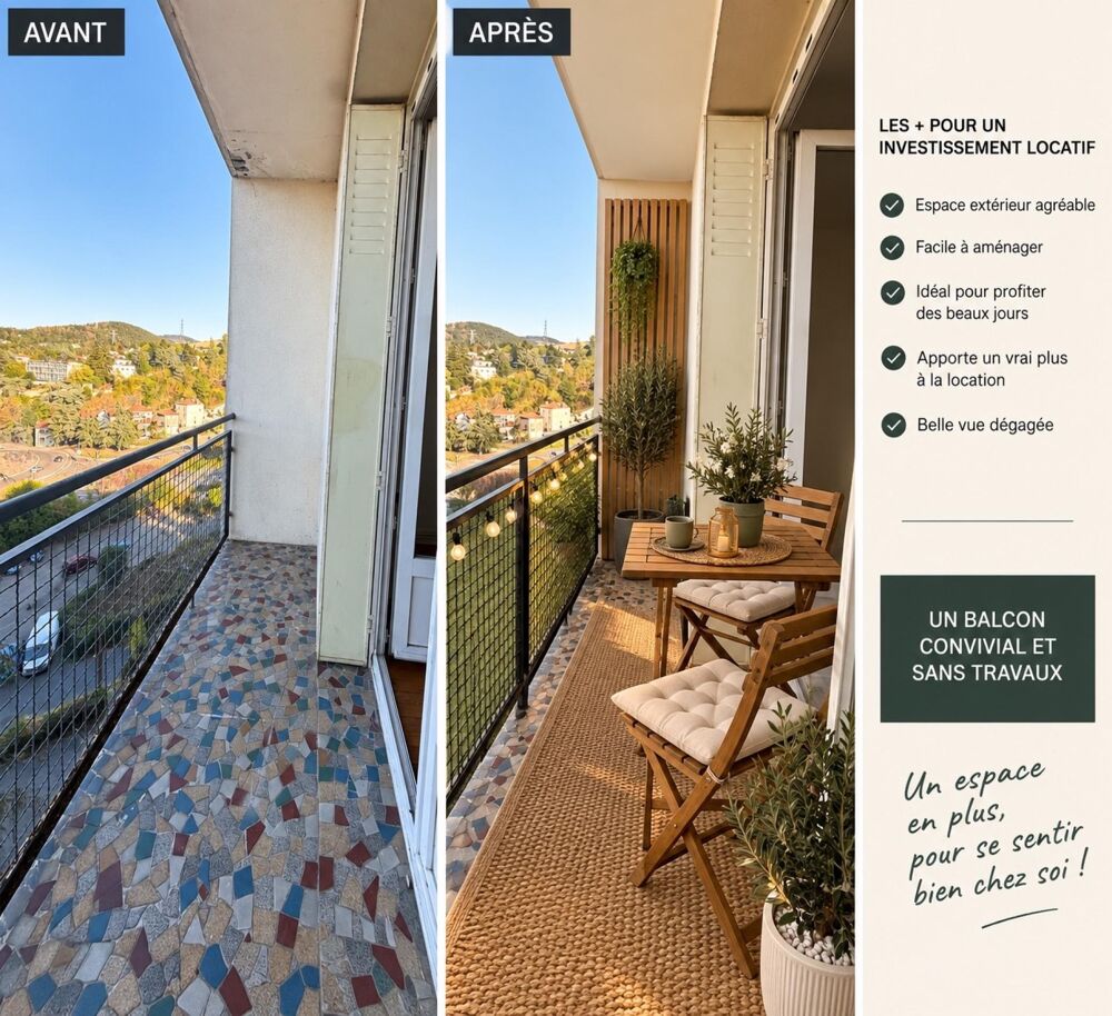 Vente Appartement T3 idéal investissement locatif Saint-etienne