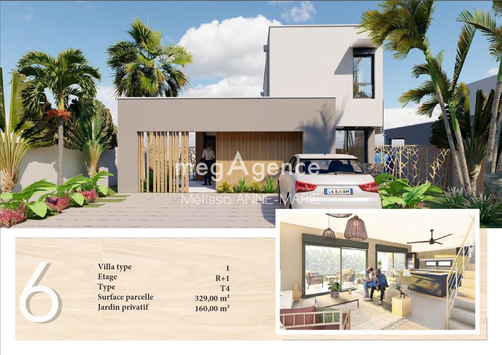 Vente Maison Villa contemporaine T4 (lot n°6) – Baie-Mahault Baie-mahault