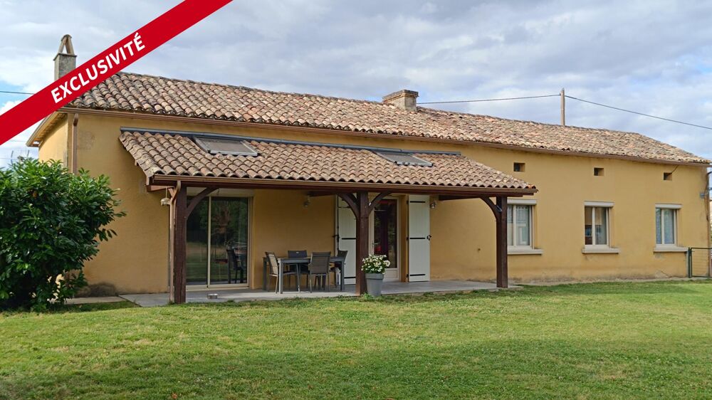 Maison de plain-pied, 2 chambres avec terrain