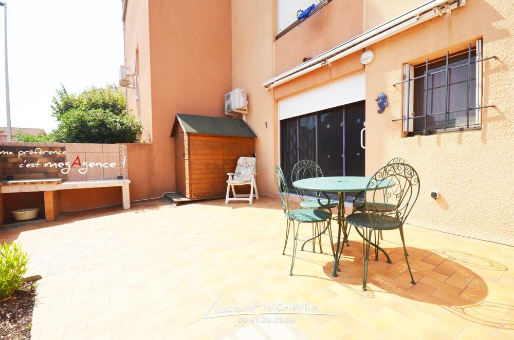 Appartement avec extérieur  Valras-Plage, secteur Le Carreyrou - Rare en RDC