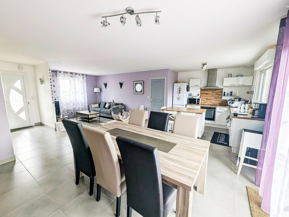 Maison de 120m² avec 4 chambres sur un terrain de 604m²