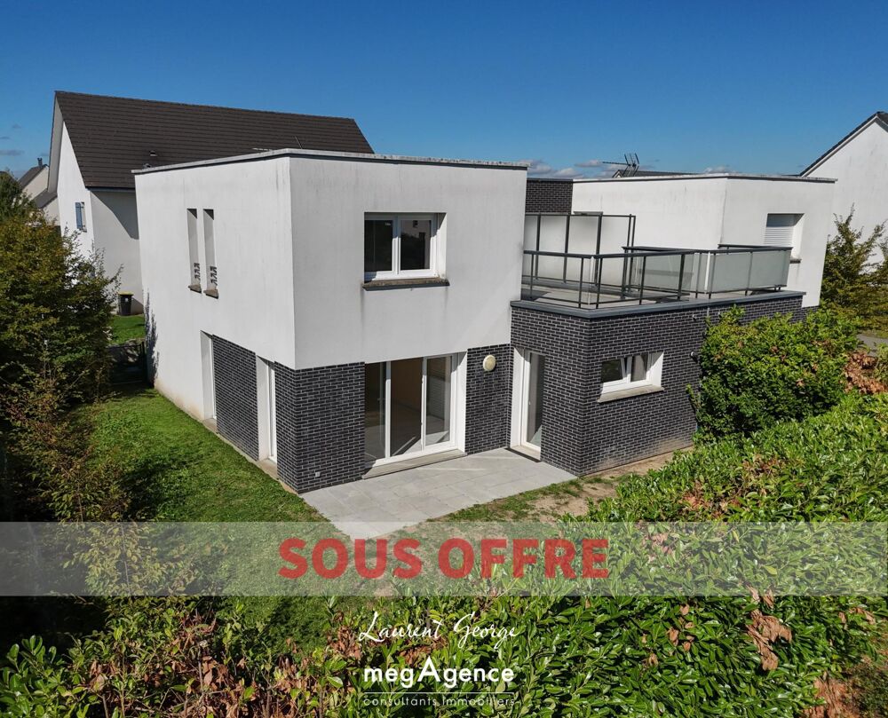 Maison contemporaine 3 chambres avec jardin