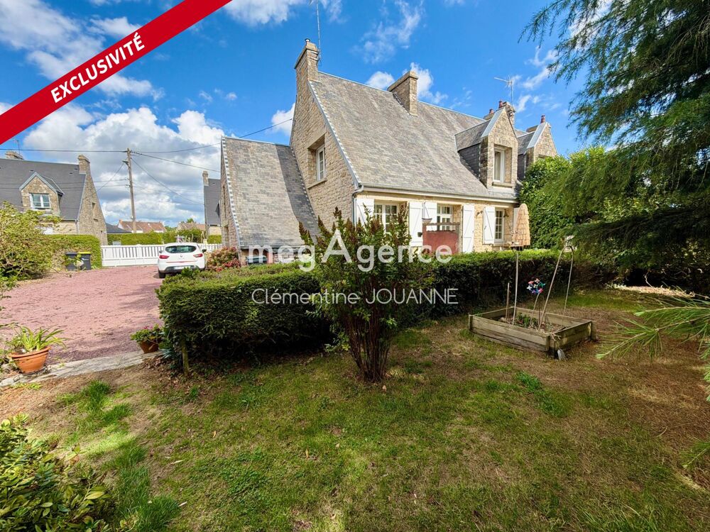 Vente Maison Charmante maison mitoyenne en pierre avec grand jardin arboré et fleuri à deux pas du bourg de Picauville Picauville