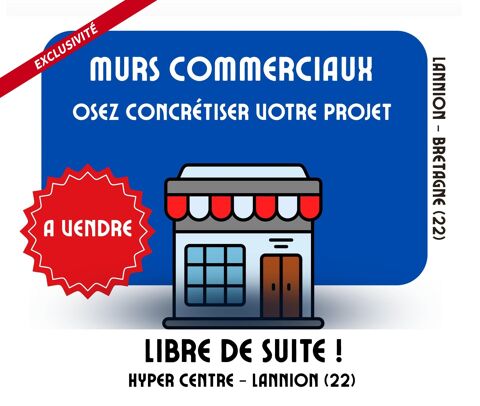 VOLUME & SURFACE EN HYPER CENTRE 106600 22300 Lannion