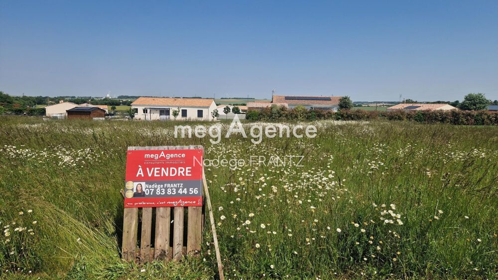Vente Terrain Terrain à bâtir 1028 m² viabilisé et borné  17380 LANDES– Parcelle constructible, Accès direct Landes