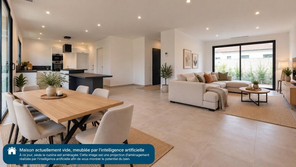 Vente Maison Villa plain-pied 115 m² – 3 chambres – DPE A Saint-andre-de-roquelongue