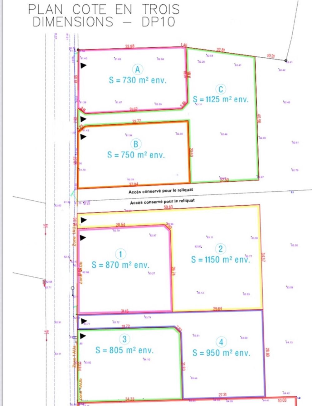 Vente Terrain Terrain constructible 1065m2 Molac