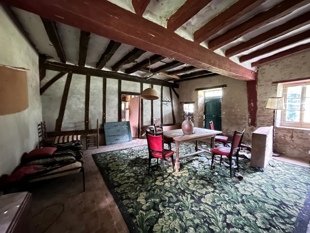 Ancienne conciergerie de château du XVe siècle  1 ha  Calme absolu  10 min du Mans