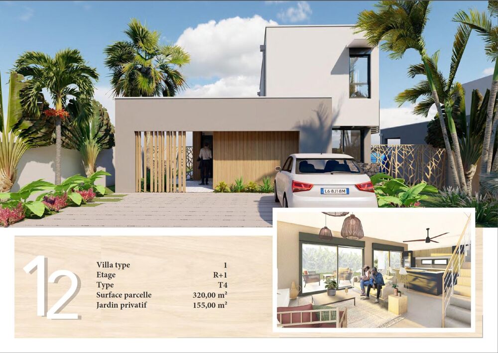 Vente Maison Villa T4 (lot n°12) – Baie-Mahault Baie-mahault